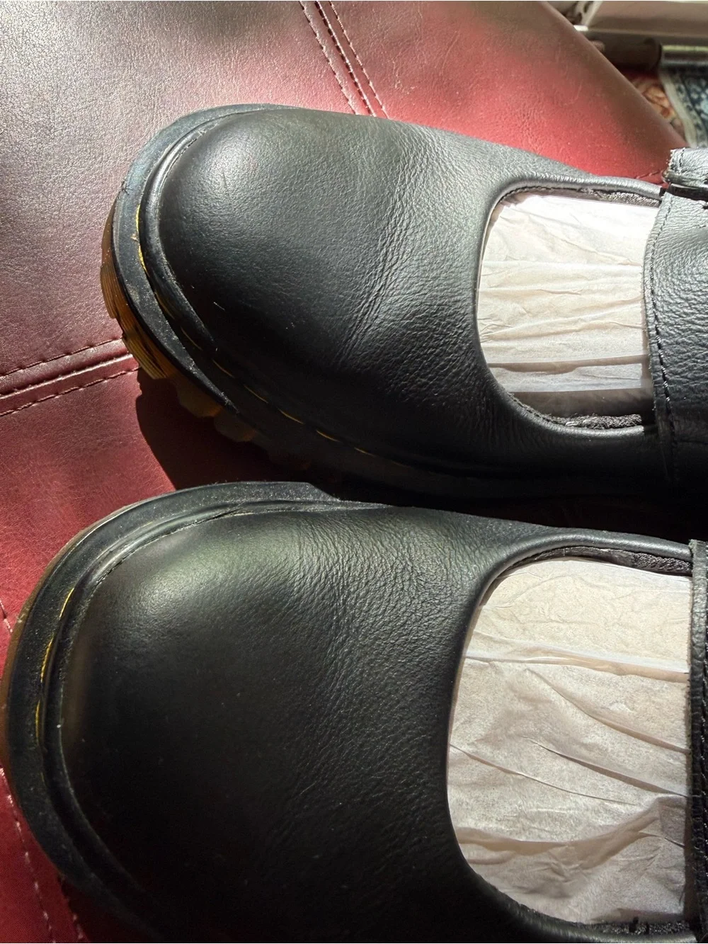 Dr. Martens Adena III 2 Strap Black Mary Jane UK7 US9 vintage discontinued 2010s